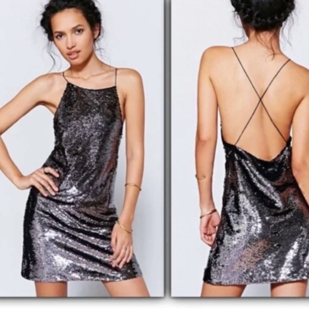 NWT Urban Outfitters Ecote Sequin Dress